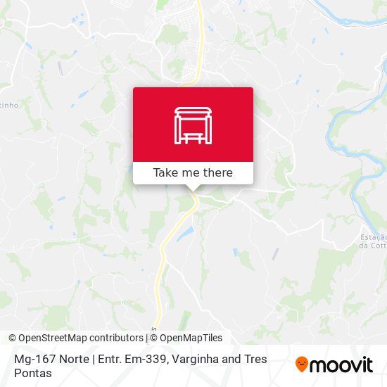 Mg-167 Norte | Entr. Em-339 map