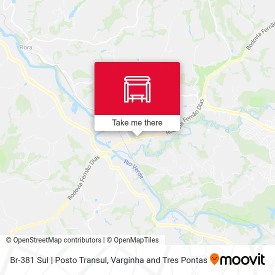 Br-381 Sul | Posto Transul map