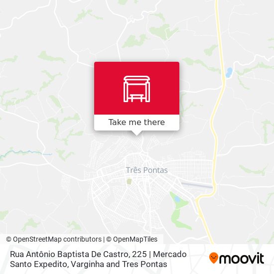 Mapa Rua Antônio Baptista De Castro, 225 | Mercado Santo Expedito