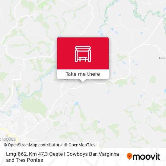 Lmg-862, Km 47,3 Oeste | Cowboys Bar map