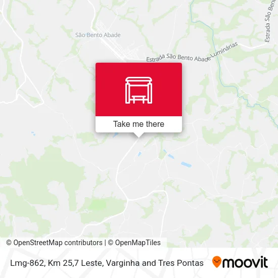 Lmg-862, Km 25,7 Leste map