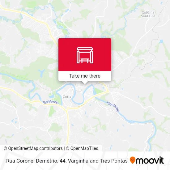 Rua Coronel Demétrio, 44 map