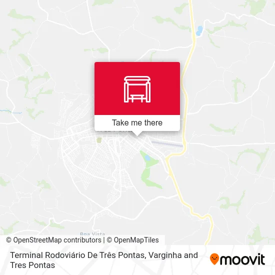 Terminal Rodoviário De Três Pontas map
