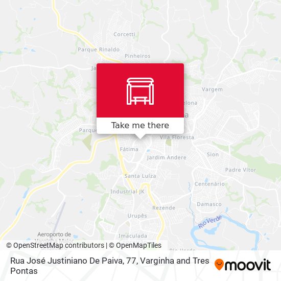 Mapa Rua José Justiniano De Paiva, 77