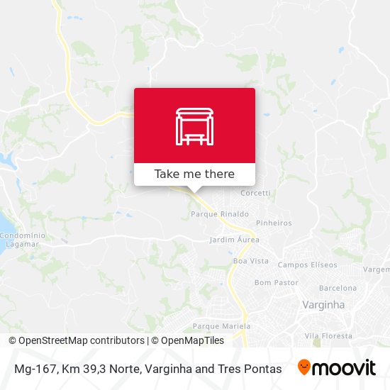 Mg-167, Km 39,3 Norte map