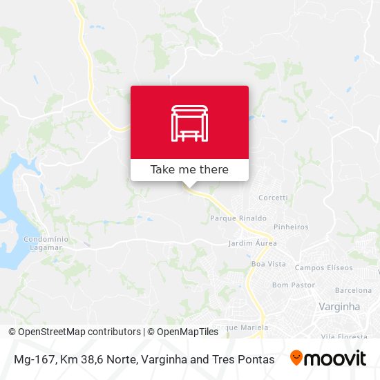 Mg-167, Km 38,6 Norte map