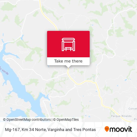 Mg-167, Km 34 Norte map