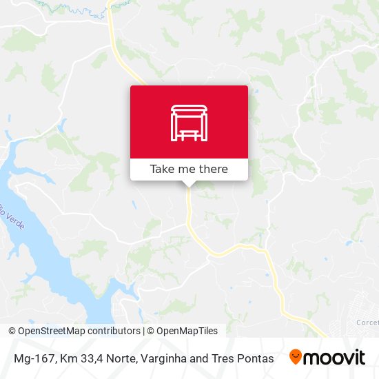 Mg-167, Km 33,4 Norte map