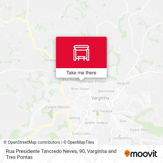 Rua Presidente Tancredo Neves, 90 map