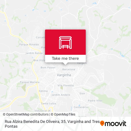 Mapa Rua Alzira Benedita De Oliveira, 35