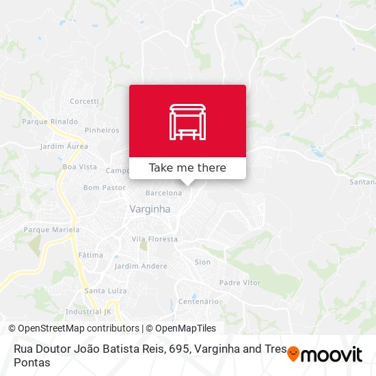 Mapa Rua Doutor João Batista Reis, 695