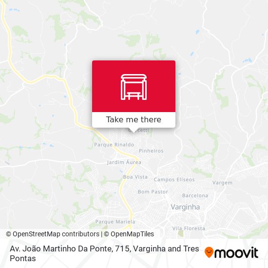 Mapa Av. João Martinho Da Ponte, 715