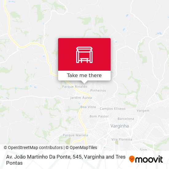 Mapa Av. João Martinho Da Ponte, 545