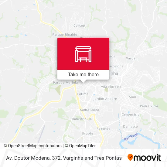 Av. Doutor Modena, 372 map