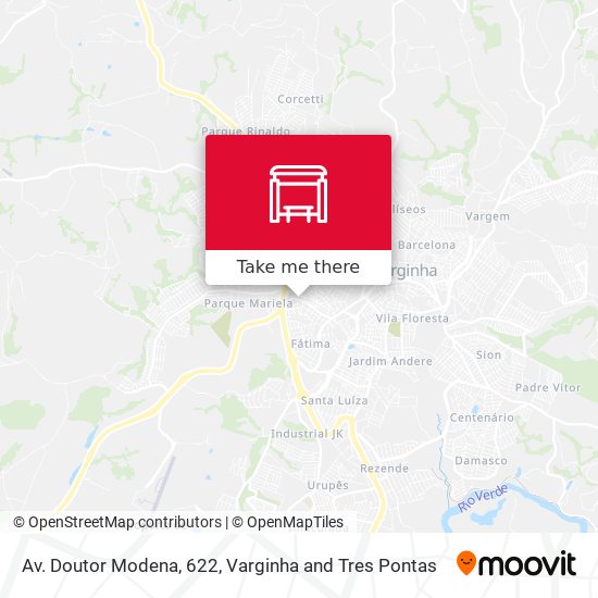 Mapa Av. Doutor Modena, 622