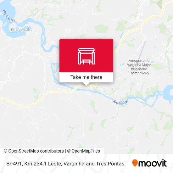 Br-491, Km 234,1 Leste map