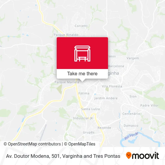 Av. Doutor Modena, 501 map