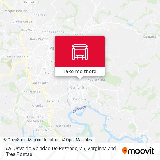 Mapa Av. Osvaldo Valadão De Rezende, 25