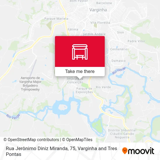 Rua Jerônimo Diniz Miranda, 75 map