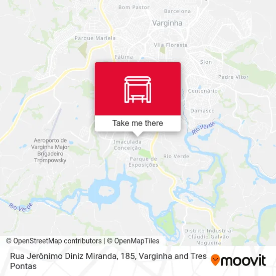 Rua Jerônimo Diniz Miranda, 185 map