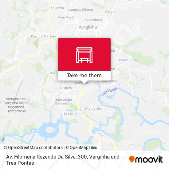 Mapa Av. Filomena Rezende Da Silva, 300