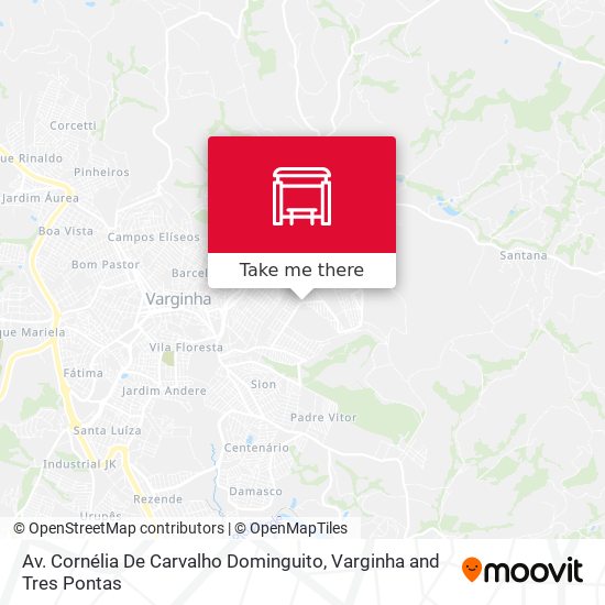 Mapa Av. Cornélia De Carvalho Dominguito