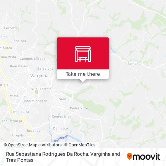Mapa Rua Sebastiana Rodrigues Da Rocha