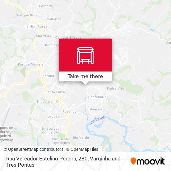 Mapa Rua Vereador Estelino Pereira, 280