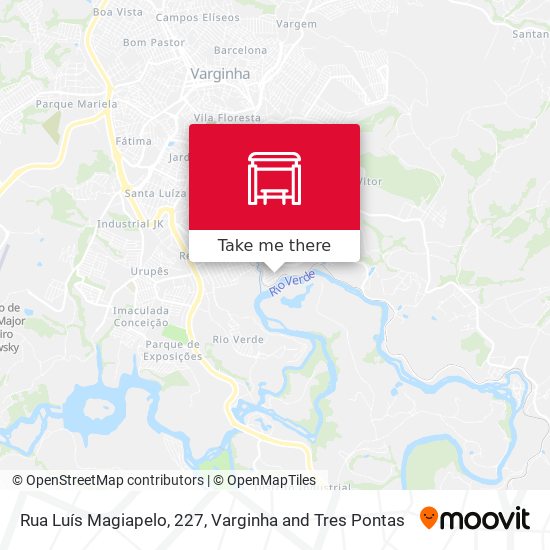 Mapa Rua Luís Magiapelo, 227
