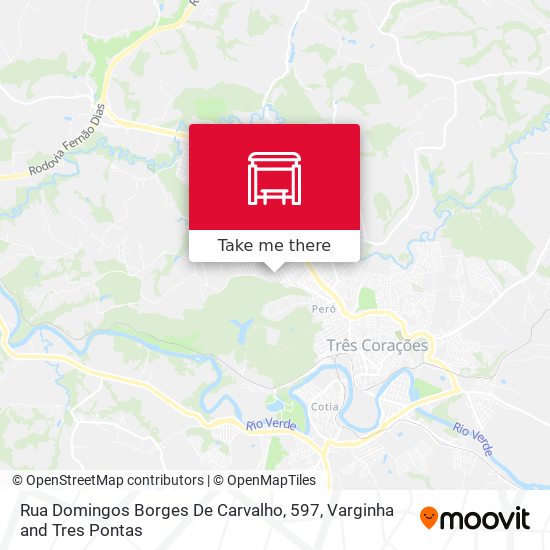 Mapa Rua Domingos Borges De Carvalho, 597