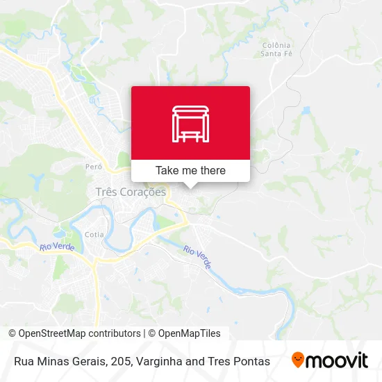 Rua Minas Gerais, 205 map