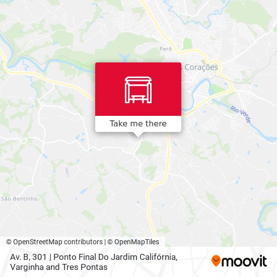 Mapa Av. B, 301 | Ponto Final Do Jardim Califórnia