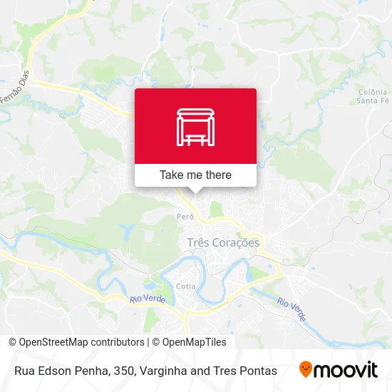 Rua Edson Penha, 350 map