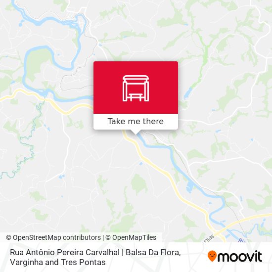 Mapa Rua Antônio Pereira Carvalhal | Balsa Da Flora