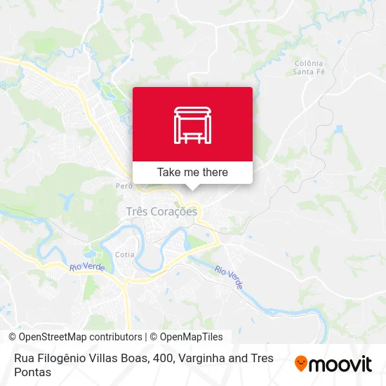 Rua Filogênio Villas Boas, 400 map