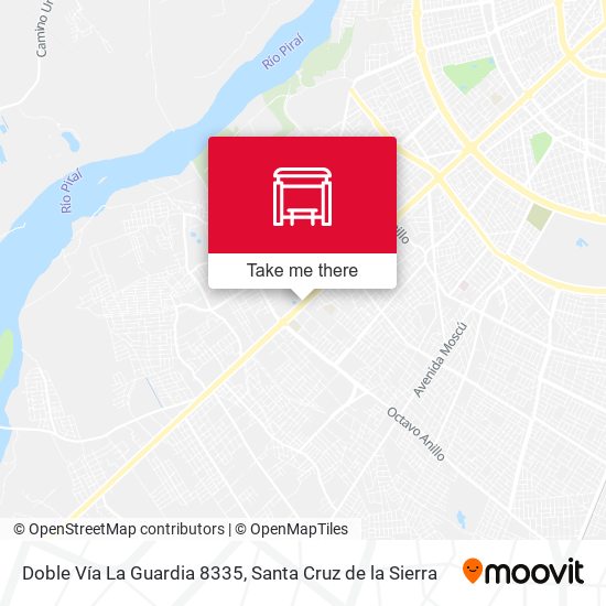 Doble Vía La Guardia 8335 map