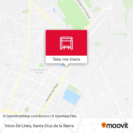 Inicio De Línea map