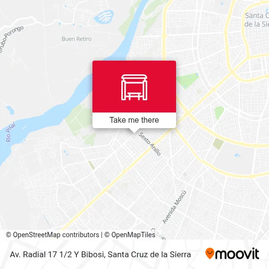 Mapa de Av. Radial 17 1/2 Y Bibosi