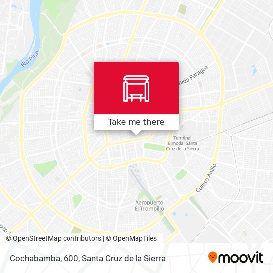 Cochabamba, 600 map