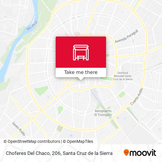 Mapa de Choferes Del Chaco, 206