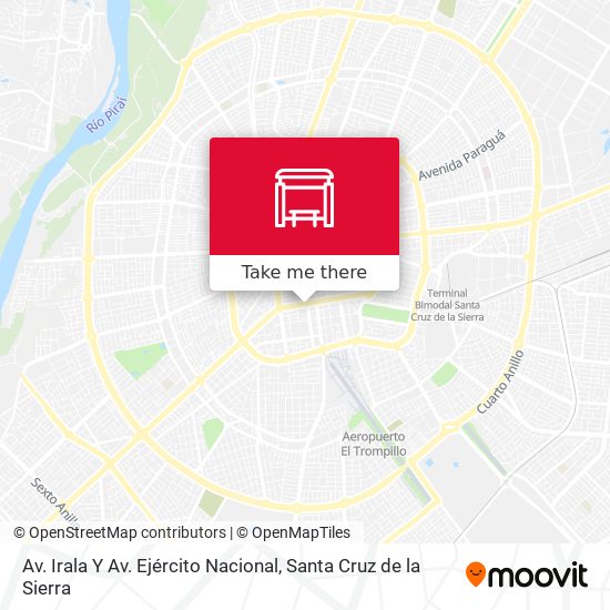 Mapa de Av. Irala Y Av. Ejército Nacional