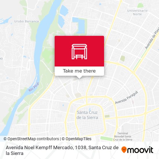 Avenida Noel Kempff Mercado, 1038 map