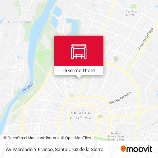 Mapa de Av. Mercado Y Franco