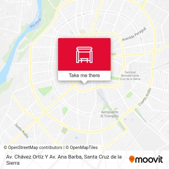 Mapa de Av. Chávez Ortíz Y Av. Ana Barba