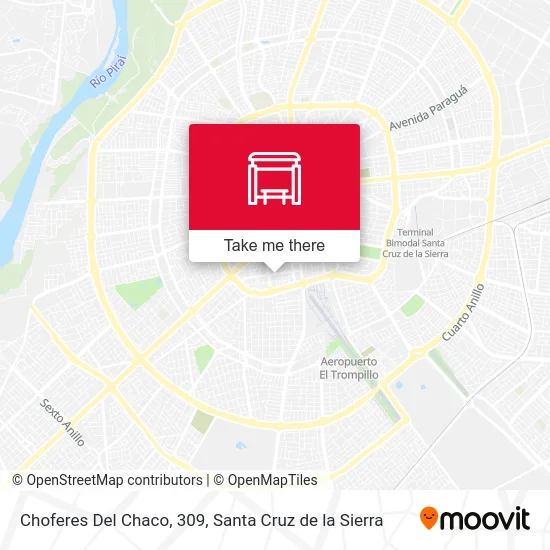 Choferes Del Chaco, 309 map