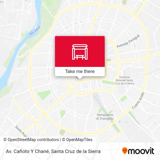 Mapa de Av. Cañoto Y Chané