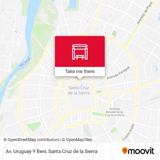 Mapa de Av. Uruguay Y Beni