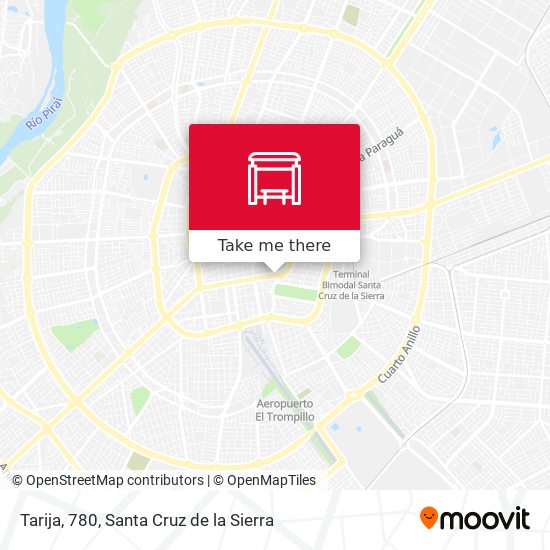 Tarija, 780 map