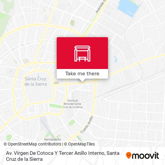 Mapa de Av. Virgen De Cotoca Y Tercer Anillo Interno