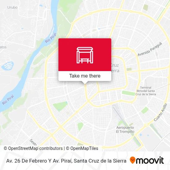 Mapa de Av. 26 De Febrero Y Av. Piraí